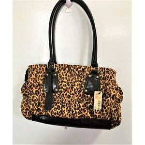 ANA Leopard Print Handbag